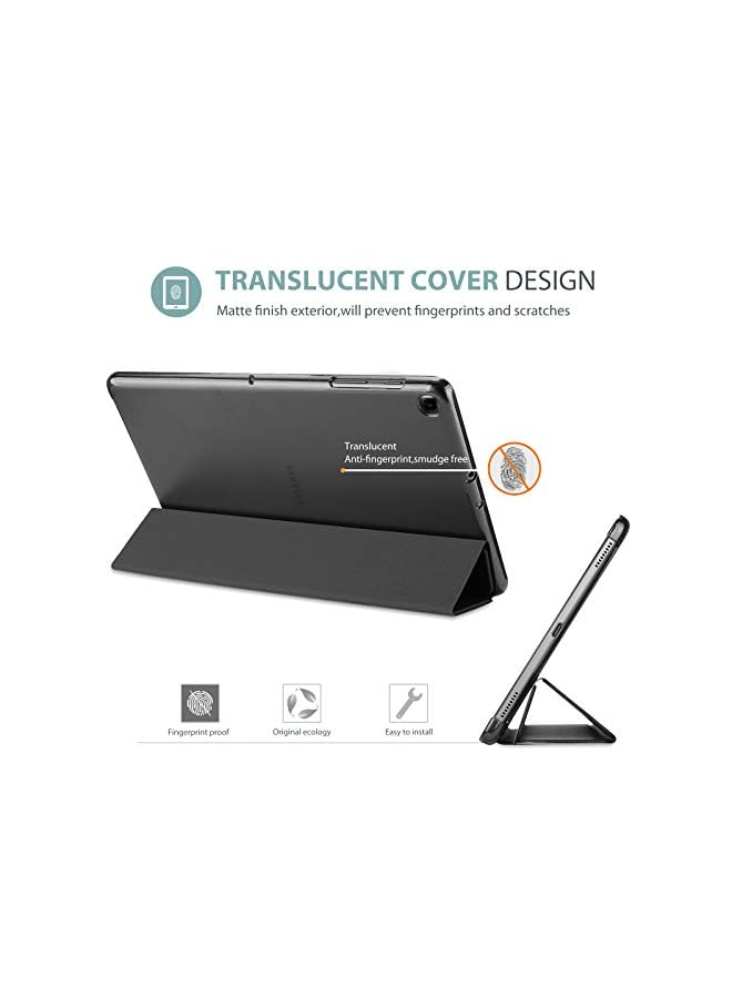 Procases For Samsung Galaxy Tab A7 10.4” Case 2022 2020(Sm-T500/ T503/ T505/ T507/T509), Slim Lightweight Protective Hard Cover -Black - Image 3