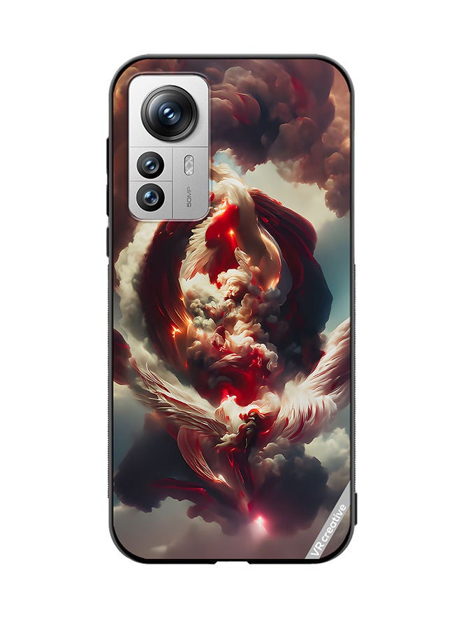 VR CREATIVE Protective Case Cover For Xiaomi 12 Pro A New Angel Reborn Foundation Design Multicolour - Image 1