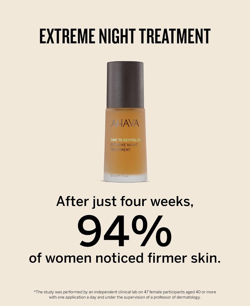 AHAVA Time To Revitalize Extreme Night Treatment - Anti-Aging Serum 30ml - Image 2