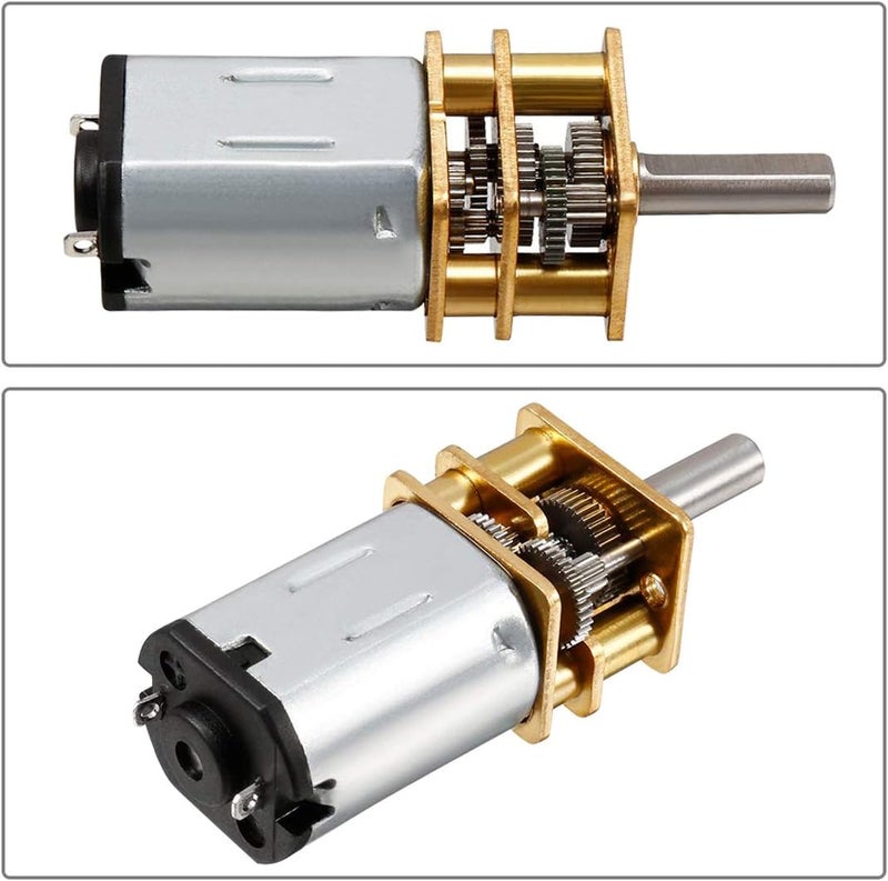 Hxchen 2Pcs DC 12V 150RPM N20 Torque Geared Gearbox Gear Box Micro Electric Motor - Image 3