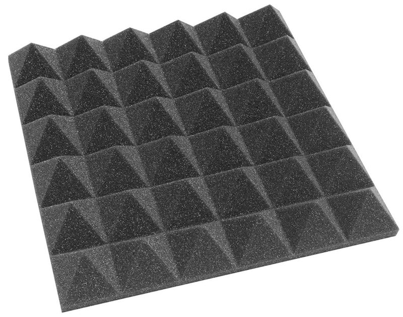 ATOOTFUSION Acoustic Panels, 2" X 12" X 12" Acoustic Foam Panels, Studio Wedge Tiles, Sound Panels Pyramid Soundproof Sound Insulation Absorbing Home and Office(Black) (Count 03) - Image 4