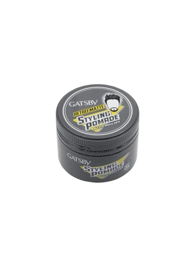 GATSBY - Gatsby Retro Matte Styling Pomade Matte Moulder 75 Gm - Image 1