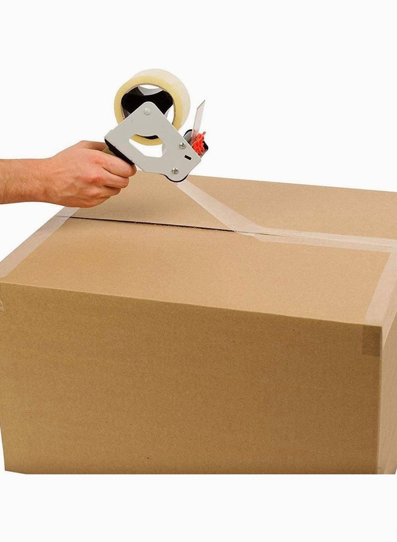 SYOSI Packing Tape With Dispenser Heavy Duty Clear Tape Provides a Strong, Secure and Sticky Seal for Your Boxes 3 Rolls Packatape 48MM x 100M Clear Packaging Tape for Parcels and Boxes - Image 4