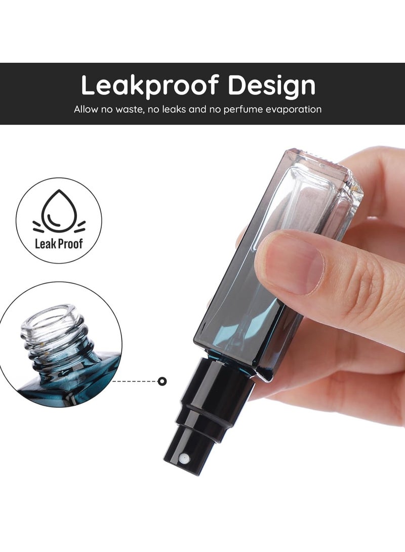 Segbeauty Travel Perfume Bottle Refillable, 5pcs 10ML Mini Glass Perfume Containers with Funnel and Pipette, Empty Portable Leak-proof Fragrance Bottles Spray Atomizer Pump Bottle Kit for Toiletries - Image 3