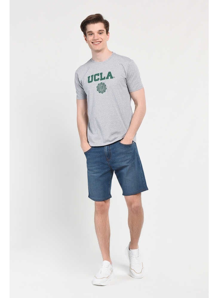 UCLA GAYLEY Gray Crew Neck Men's T-shirt  - Image 4