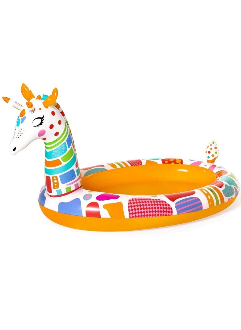 Bestway Bestway - Groovy Giraffe Paddling Pool 266x157x127 cm - 53089  - Image 2