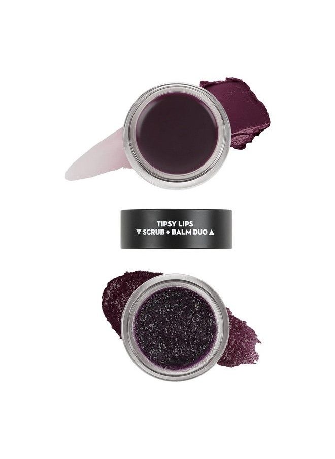 SUGAR Cosmetics Tipsy Lips Scrub + Balm Duo ; Super Nourishing Softens Dry & Chapped Lips ; 07 Bramble (Citrusy & Fresh)  - Image 1
