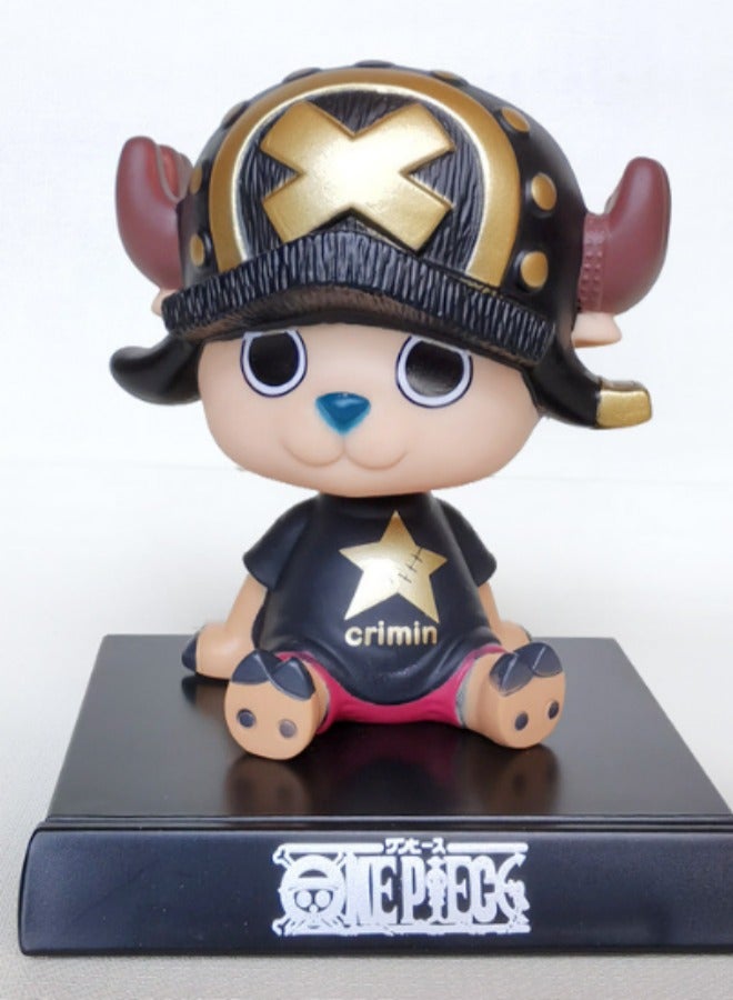 EBMINI Creative Spring Shaking Pirate King Car Ornament 