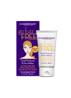 Completely Bare Completely Bare go fuzz FREE Face Moisturizer & Hair Inhibitor - Anti-Aging Extracts & Hair Minimizers 