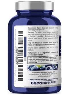 NusaPure Blueberry Concentrate 20,000Mg - 180 Veggie Powder Caps (Extract 30:1, 100% Vegetarian, Non-Gmo)  - Image 3