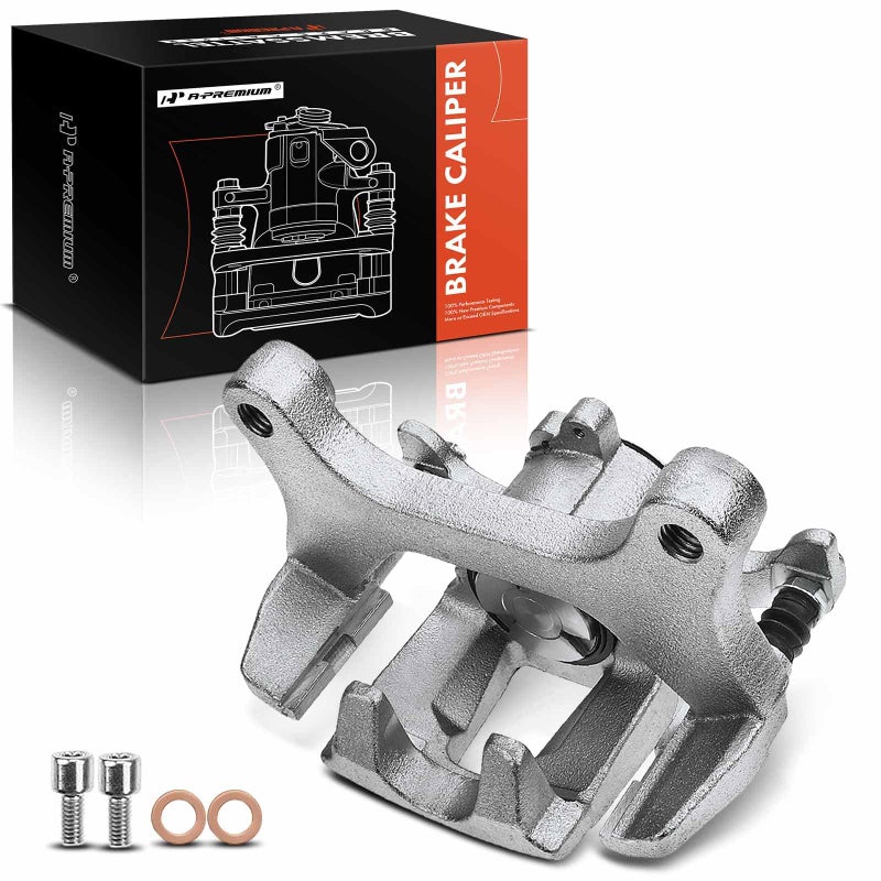 A-Premium APremium Disc Brake Caliper Assembly with Bracket Compatible with Select Ford Models For F150 2018 2019 2020 27L 30L 33L 35L Rear Left Driver Side - Image 3