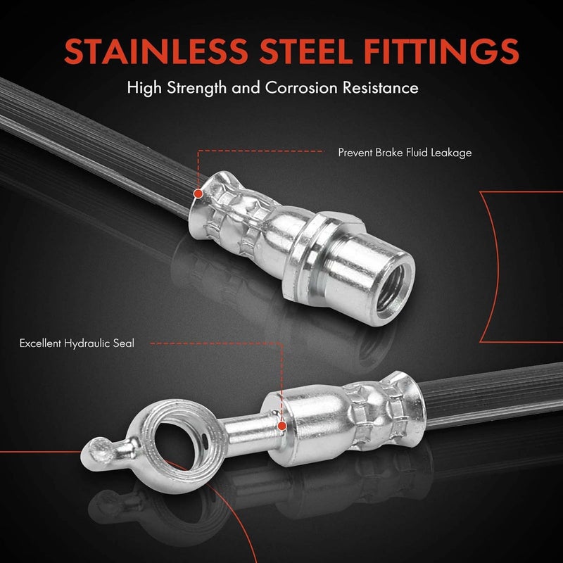 A-Premium Brake Hydraulic Hose for Toyota Camry 2007-2011 - Image 4