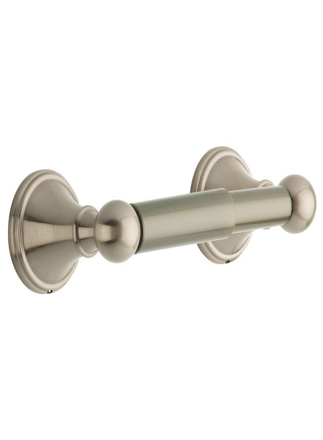 DELTA FAUCET 138035 Crestfield, Bath Hardware Accessory, Toilet Paper Holder, Satin Nickel