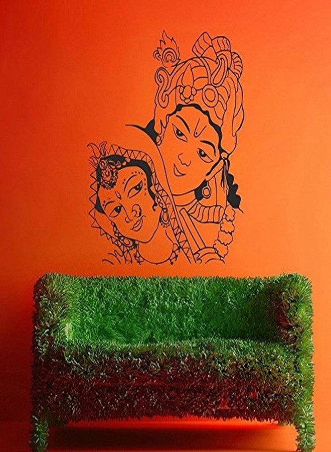 ARWY Krishna Wall Sticker for Bedroom Wall Stickers Radha Krishna Wall Poster, Wallpaper, Wall Sticker Home Decor Stickers