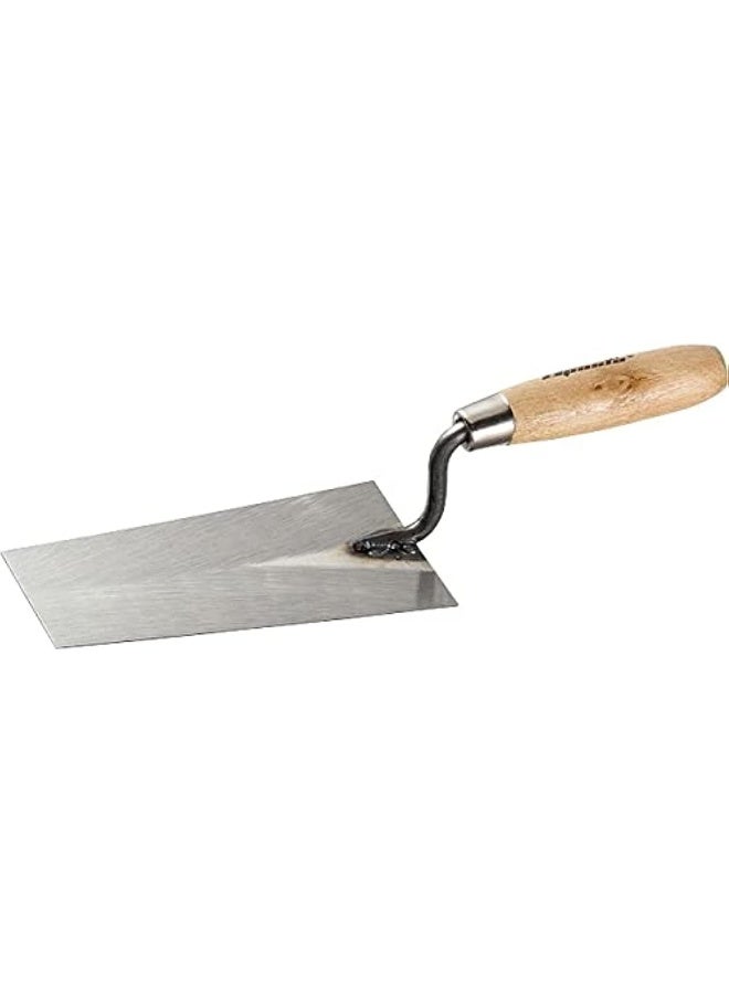 Sparta Steel Bricklayer'S Trowel With Wooden Handle 200 Mm - Image 1