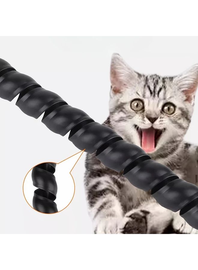 Cat Bite Resistant Cable Protector Sleeve White 78 74 Inch PP Material - Image 4