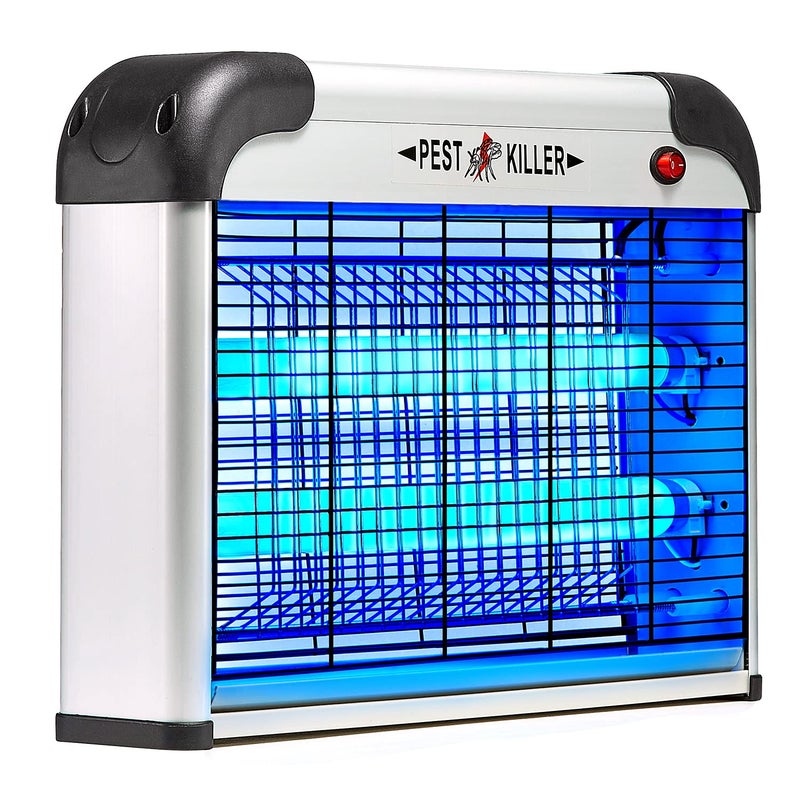 Micnaron Fly Trap Indoor Bug Zapper, 2800V Powerful Flying Insect Mosquito Killer w/ 20W Blue Light Attract, Plug-in Pest Control Machine for Moth, Fruit Fly, Fungus Gnat, Garage Bug Catcher - Image 2