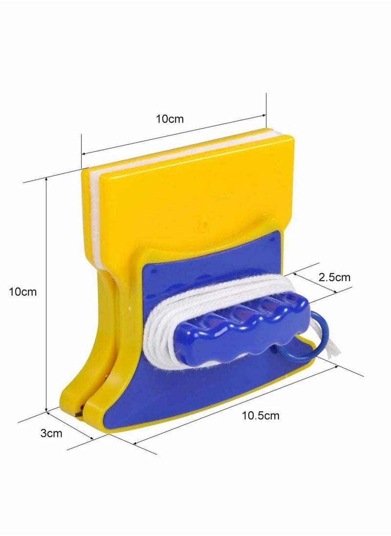 SYOSI - Double-Side Magnetic Glass Cleaner Wiper Square Shape Window Mirror Fish Tanks Pad Scraper Home Cleaning Brush Squeegee Washing Equipment Household Cleaner Kit - Image 1