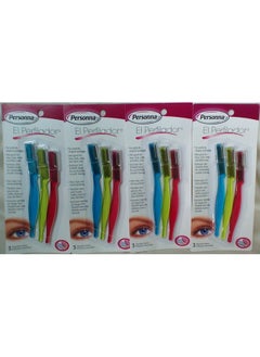 Personna 12 Personna El Perfilador Eyebrows Disposable Shapers,12 Perfiladores. 