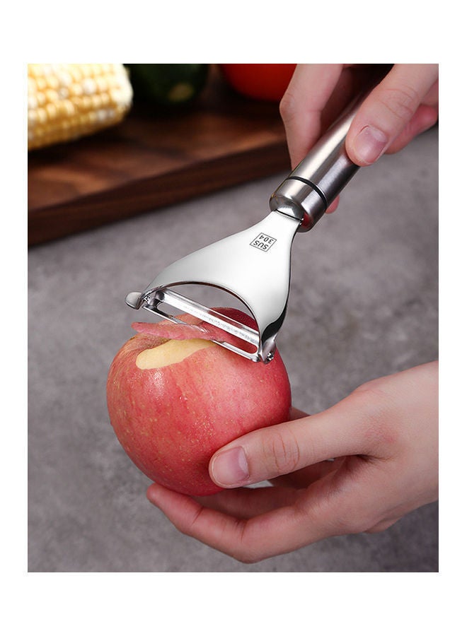 NIBEMINENT Kitchen Peeler Stainless Steel Multifunctional Peeling Tool Set Y-type Illusory color 73g - Image 5