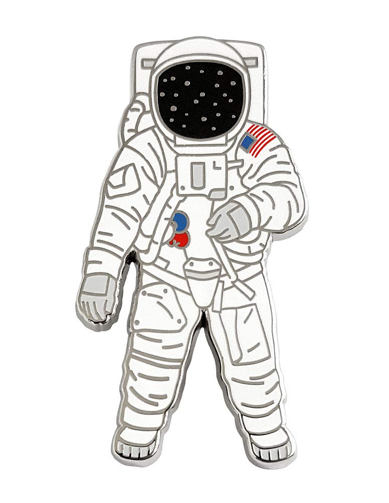 Pinsanity Apollo Astronaut Enamel Lapel Pin - Image 1