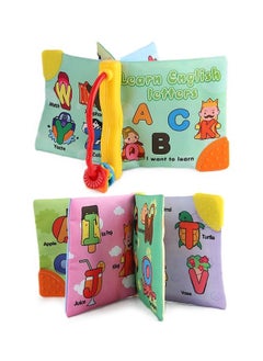 Generic Baby's First Soft Book, Nontoxic Fabric Baby Cloth Books Cognition Book for Learning and Activities for Toddlers, Infants, and Kids Early Education Toys - English Letters  - Image 5