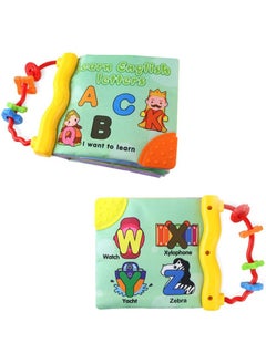 Generic Baby's First Soft Book, Nontoxic Fabric Baby Cloth Books Cognition Book for Learning and Activities for Toddlers, Infants, and Kids Early Education Toys - English Letters  - Image 2