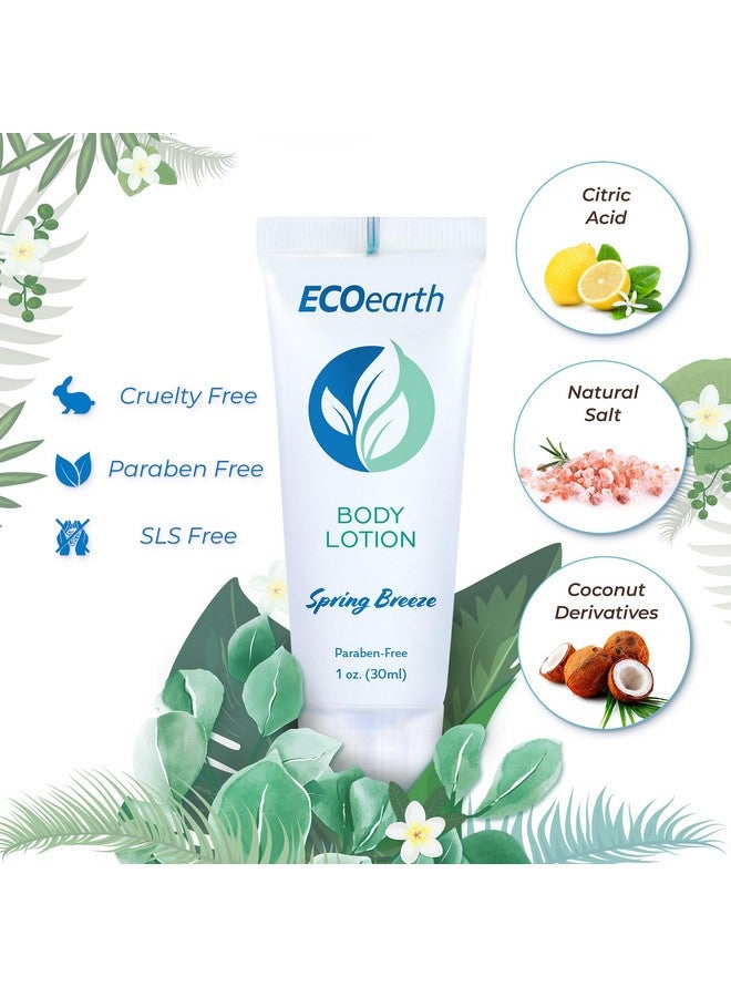 EcoEarth Travel Size Lotion (1 Fl Oz 100 Pk Spring Breeze) Delight Your Guests With An Invigorating And Refreshing Body Lotion Quality Mini And Small Size Guest Hotel Toiletries In Bulk - Image 2