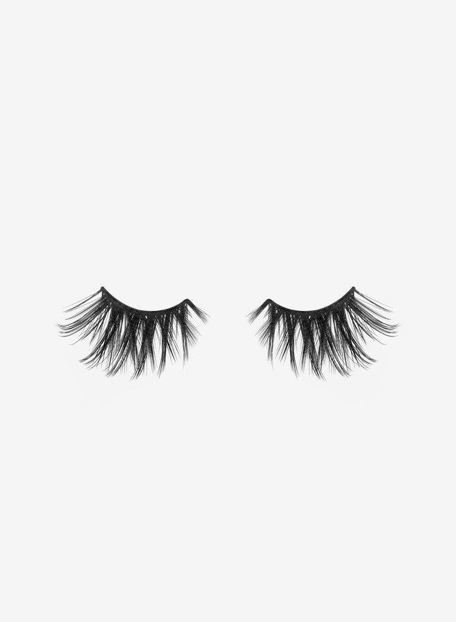 Lilly Lashes BRATZ Collab Jade Half Lash, Self-Adhesive Bold Volume Medium Length Spiky Half Lash, 14mm Foxy Cat Eye Faux Mink, Reusable Press On Lashes, No Glue, 25th Anniversary Limited Edition - Image 4