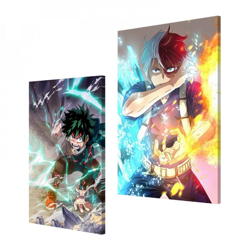 Marktna A double-sided anime-themed canvas print measuring 100 x 70 cm. - Image 2