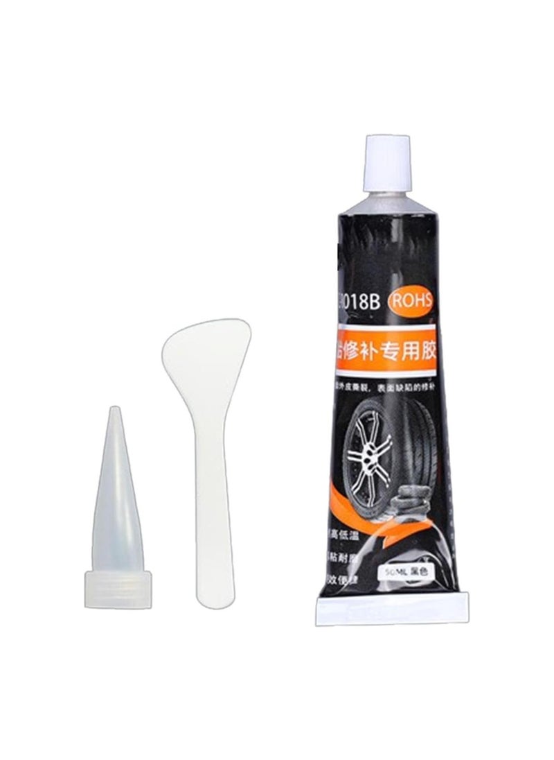 silvercnc - Waterproof & High Temperature Resistant Tire Repair Glue,Rubber Cement Tire Repair,Tire Patch Glue,Tire Sidewall Repair,Black Rubber Glue,Shoe Glue for Rubber Soles,Tire Sealant (1PCS) - Image 1