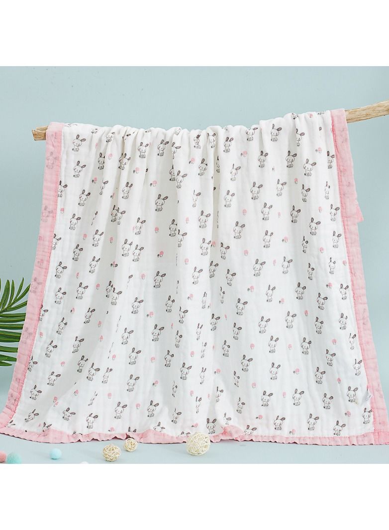 منشفة استحمام مطبوعة برسوم كرتونية من القطن الخالص