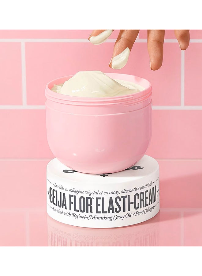 Sol de Janeiro Beija Flor Elasti-Cream 75ml | Travel-Size Firming & Elasticity-Boosting Body Cream with Collagen & Guaraná | Visibly Improves Skin Elasticity & Softness for a Smoother Youthful Body | Portable Hydrating Body Moisturiser - Image 2