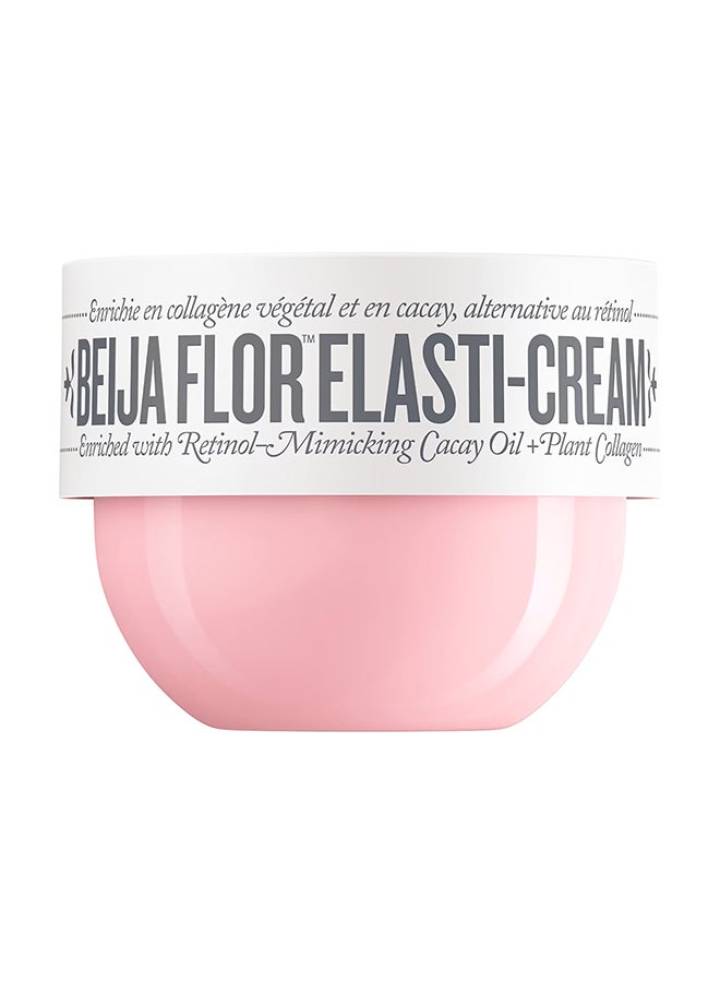 Sol de Janeiro Beija Flor Elasti-Cream 75ml | Travel-Size Firming & Elasticity-Boosting Body Cream with Collagen & Guaraná | Visibly Improves Skin Elasticity & Softness for a Smoother Youthful Body | Portable Hydrating Body Moisturiser - Image 1