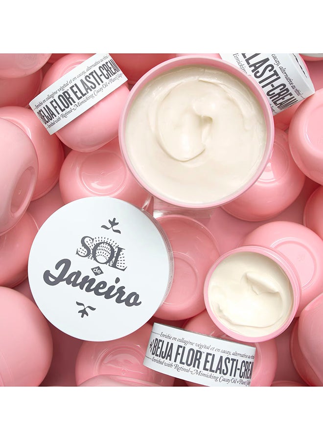 Sol de Janeiro Beija Flor Elasti-Cream 75ml | Travel-Size Firming & Elasticity-Boosting Body Cream with Collagen & Guaraná | Visibly Improves Skin Elasticity & Softness for a Smoother Youthful Body | Portable Hydrating Body Moisturiser - Image 3