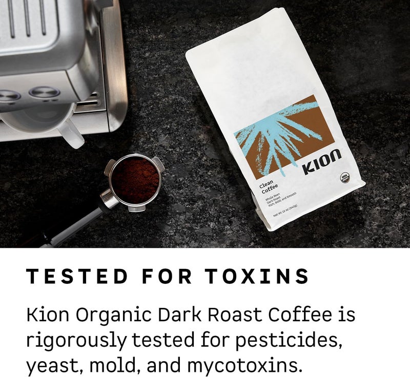 Kion قهوة كيون العضوية من حبوب البن الكاملة - 12 أونصة، غنية، جريئة، وسلسة - Image 4