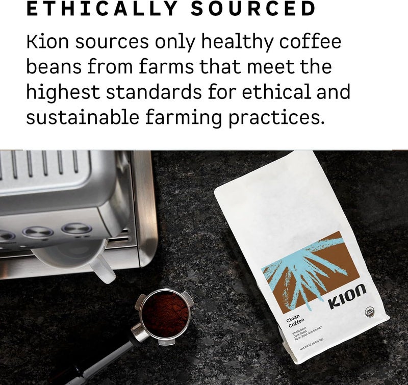 Kion قهوة كيون العضوية من حبوب البن الكاملة - 12 أونصة، غنية، جريئة، وسلسة - Image 5