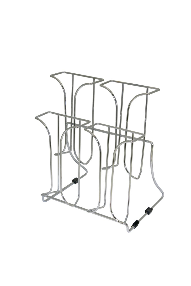 DocuHolder Countertop Display Rack 4-Pocket1/3 of A4Silver