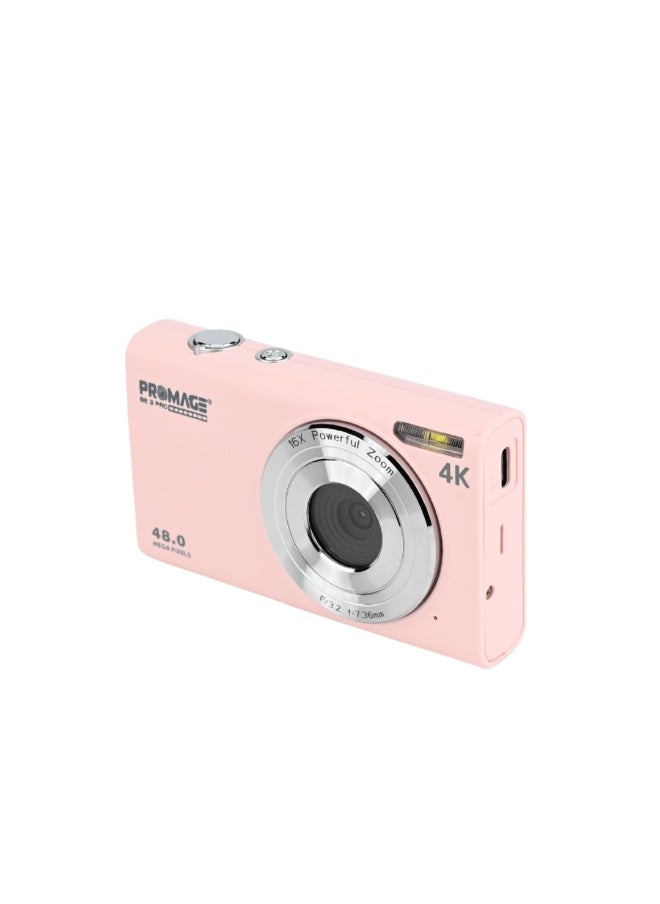 PROMAGE PROMAGE PC105 Digital Camera 48MP – Pink, 1080p Video, 2.4″ LCD Screen, 16X Digital Zoom, USB Rechargeable  - Image 3