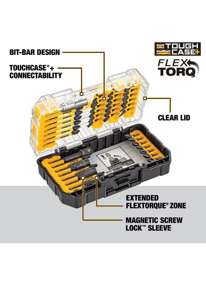 DEWALT Screwdriver Bit Set, 40 Pcs. Impact Ready, FlexTorq Impact Driver Bit Set with Storage Case (DWA2T40IR) - Image 3