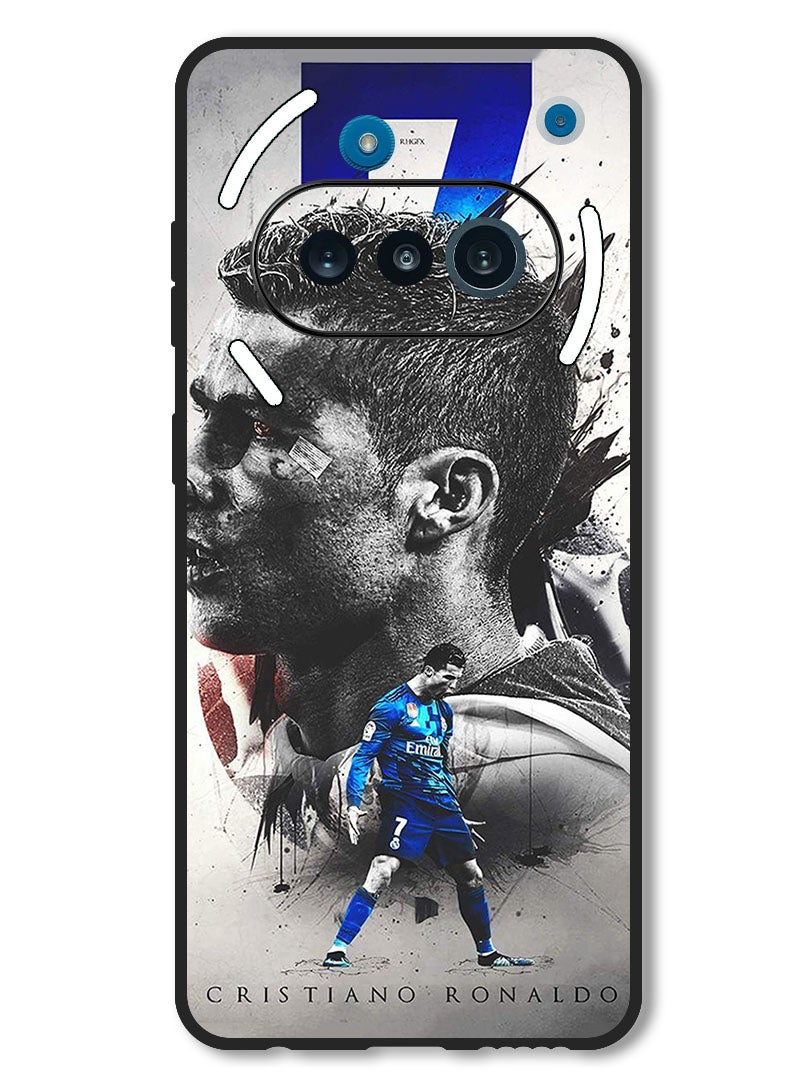 Theodor Case Compatible with Nothing Phone 3a Protection Shockproof Bumper Cover Cristiano Ronaldo (5) - Image 1