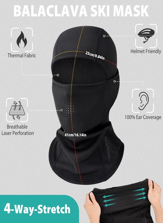 AOPREL Balaclava Ski Mask for Men Winter Face Mask Breathable & Thermal Winter Balaclava Women for Cold Weather Outdoor - Image 4