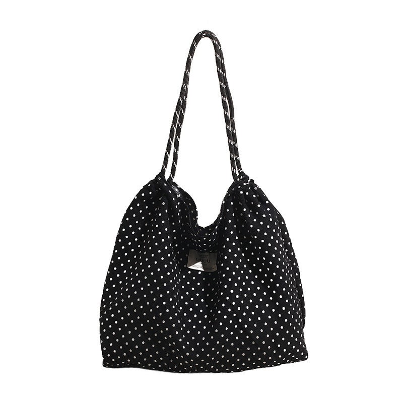 Korean Style Fashionable Large Capacity Leopard Print Canvas Bag Women'S 2024 Summer Ins Simple Tote Bag Shoulder Bag Women'S Bag - Image 1