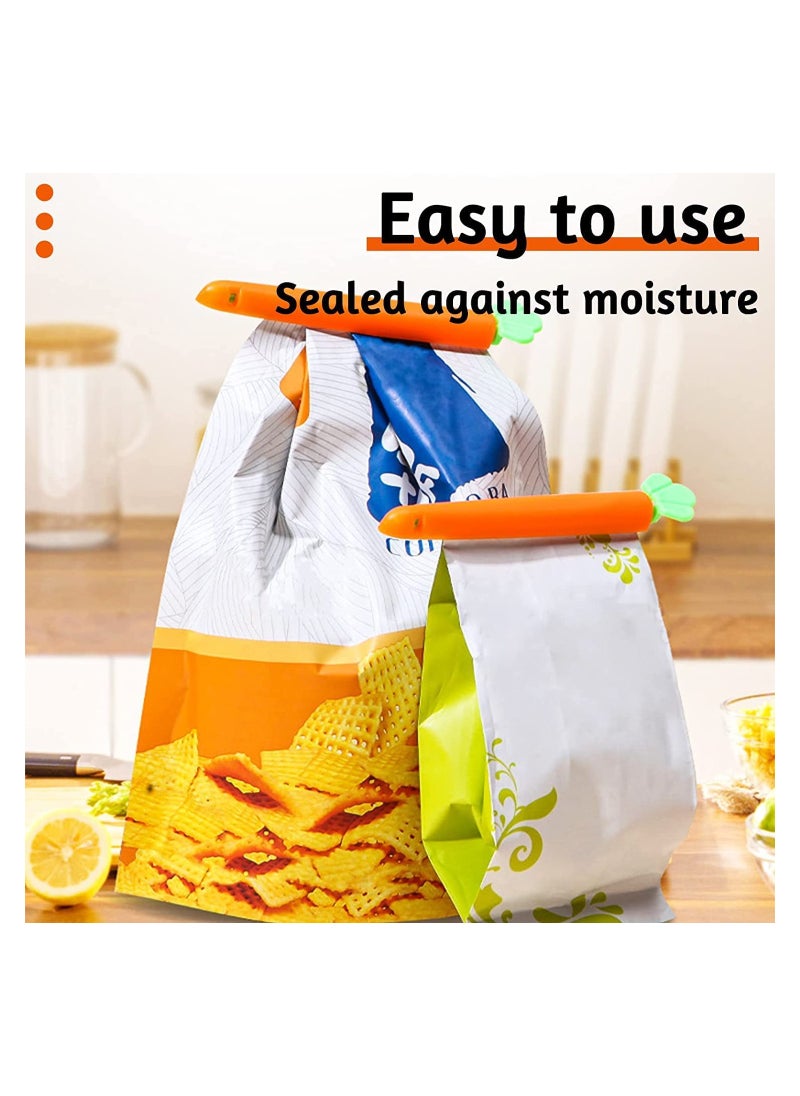 SYOSI - 15 Pcs Bag Clips for Food Storage, Plastic Bag Sealing Clips Sealing Clips Freezer Bags Sealing Clip Sealed Bag Snacks Food Bag Clip for Kitchen Food Sealing Clips Bread Airtight Storage and Freezer - Image 1
