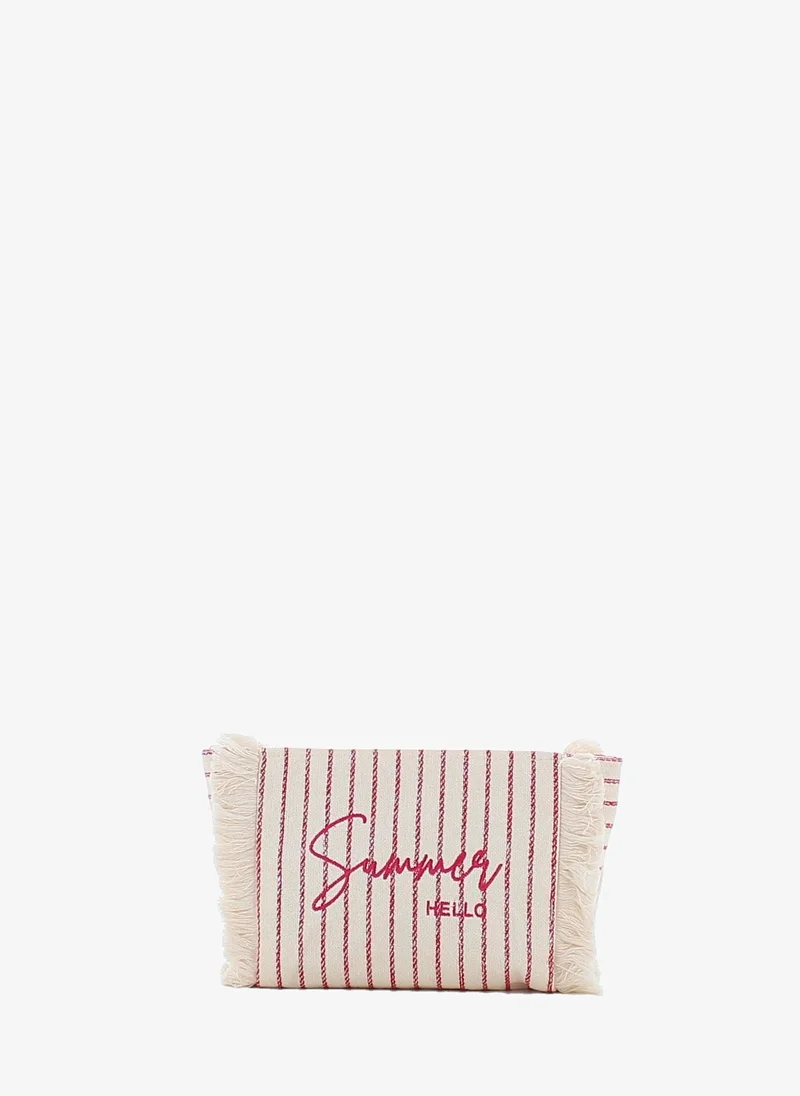 Marina Galanti Marina Galanti Laconi Fabric Beauty Case -  Red