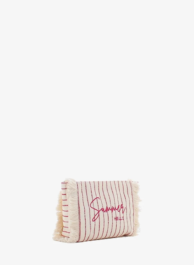 Marina Galanti Marina Galanti Laconi Fabric Beauty Case -  Red