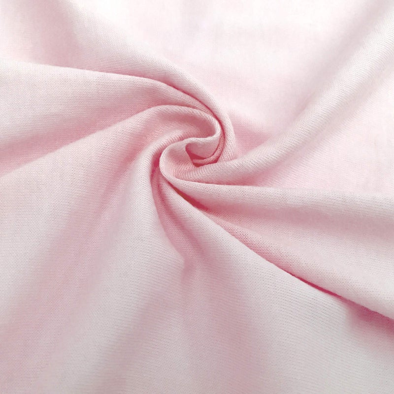 TL Care 100% Natural Breathable Cotton Jersey Knit Fitted Bassinet Sheet, Pink, 15" x 33", Soft Breathable, for Girls - Image 5
