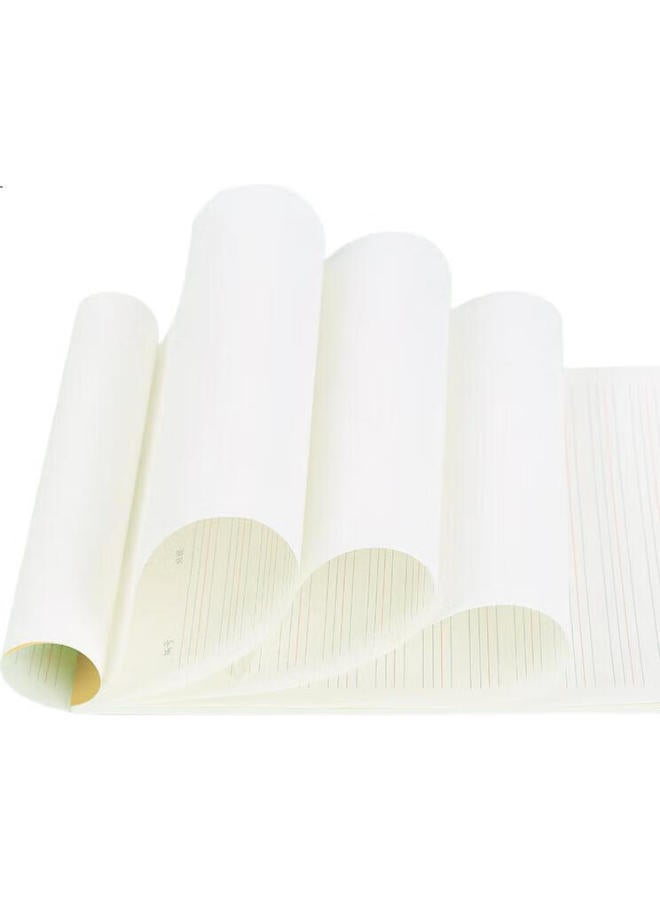 Simaa 40 Sheets/5 Packs 16K English Homework Paper With Alphabet And Pinyin, Student Practice Paper, Student Workbook 8527 High School Student Learning Tool - Image 1