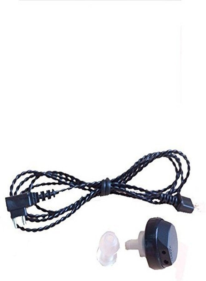 SSS 2 pin Black Wire and Receiver For Axon/Siemens/Auditech Pocket Model Hearing Aid (Black) - Image 1