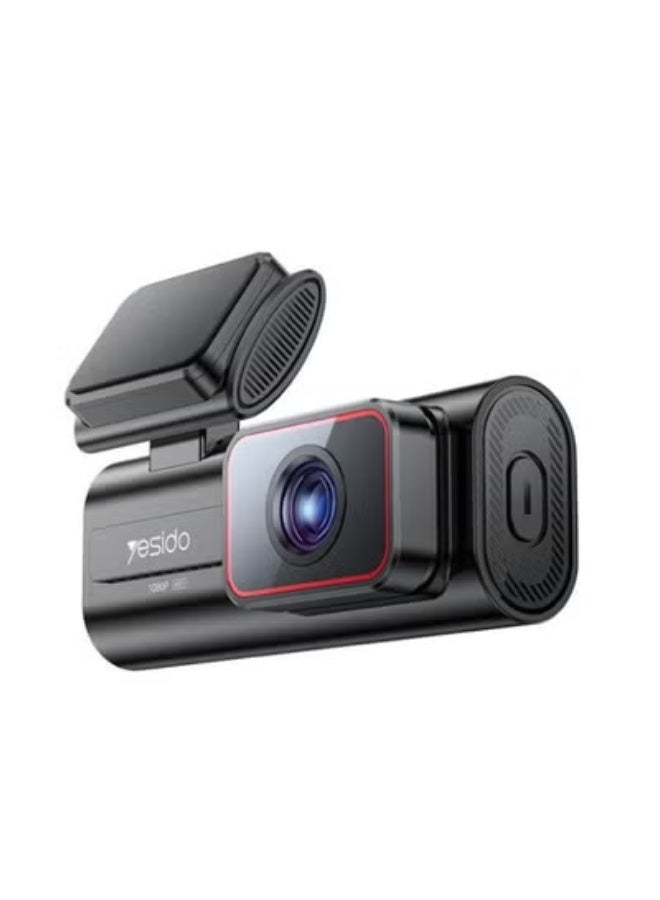 Yesido KM21 Car Dash Cam – 1.47" Screen Compact Driving Recorder, Wide-Angle HD Camera with Loop Recording, Night Vision, Motion Detection & G-Sensor for Accident Evidence, Parking Security & Road Safety – Black - Image 1